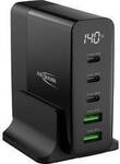 Ansmann Desktop Ladeger&auml;t mit Display DC5140PD 140W USB Ladeger&auml;t 140 W 2x USB-A,