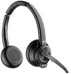 HP Poly Savi 8220 UC DECT On Ear Headset DECT, Bluetooth&reg; Stereo Schwarz Noise