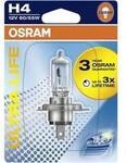 Osram Automotive 4062172395748 Halogen Leuchtmittel Ultra Life H4 55/60 W 12 V