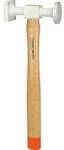 KS Tools 700.1491 Aluminium-Karosserie-Standard-Hammer gew&ouml;lbter Kopf, rund/eckig