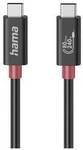 hama 00200799 USB-C-Kabel, E-Marker, USB4 Gen4, 80 Gbit/s, 5 A, 240 W, 1,00 m