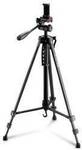 Hama Star 153 3D Dreibeinstativ Schwarz inkl. Smartphonehalter 00004667