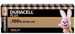 Duracell Plus Power Micro (AAA)-Batterie Alkali-Mangan 1.5 V 24 St. MN2400 CP24