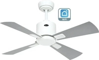 CASAFAN 943031W, CasaFan ECO NEO III 92 WE-WE/LG WiFi Fl&uuml;gel Wei&szlig;/Lichtgrau