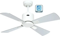 CASAFAN 943041W, CasaFan ECO NEO III 92 WE-WN/SI WiFi Fl&uuml;gel Wenge/silber