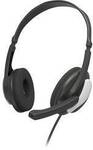 hama 00139931 PC-Office-Headset HS-P100 V2, Stereo, Schwarz
