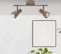 BRILLIANT 39513/56, Brilliant Lava 39513/56 Deckenstrahler LED E14 80 W Kupfer