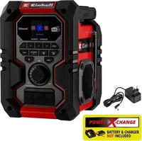 EINHELL 3407995, Einhell TE-CR 18 Li Akku-Radio DAB+, FM Bluetooth, AUX, USB