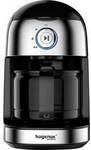 Hagenuk KM-500GH Kaffeemaschine Edelstahl, Schwarz Fassungsverm&ouml;gen Tassen=4