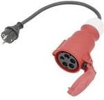 AS Schwabe 61371 Strom Adapterkabel 16 A Schwarz 0.3 m H07RN-F 3G 2,5 mm&sup2;