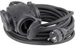 AS Schwabe 60445 Strom Verl&auml;ngerungskabel 16 A Schwarz 5.00 m H07RN-F 3G 2,5...