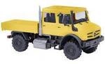 Busch 51080 H0 LKW Modell Mercedes Benz Unimog U 5023, gelb
