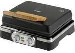 DOMO WAFFELEISEN &ndash; INKY BLACK Waffeleisen Kontrollleuchte,...
