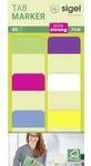 Sigel Haftmarker HN203 Gr&uuml;n, Gelb, Pink, Blau, Violett, Wei&szlig;