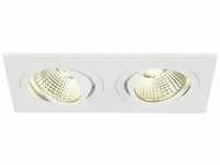 SLV 113921 New Tria LED-Einbauleuchte LED LED fest eingebaut 12 W Weiß (matt)
