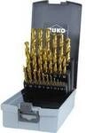 RUKO 250215TRO DIN 338 Typ N HSS-G Spiralbohrer-Set 25teilig 1 mm, 1.5 mm, 2 mm, 2.5