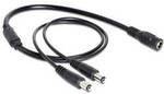 Delock - Netz-Splitter - Gleichstromstecker 5,5 x 2,1 mm (M) 83286