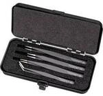 Wiha 32349 Pinzetten-Set 4teilig Spitz, Flach-breit, Abgerundet