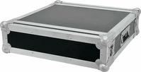OMNITRONIC 30109095, Omnitronic Rack Profi 19 Zoll Rack 2 HE Holz inkl. Griff...