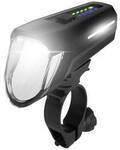 FISCHER FAHRRAD Fahrrad-Scheinwerfer Frontlicht 100 Lux LED akkubetrieben Schwarz