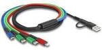 Delock USB-Ladekabel USB 2.0 USB-A Stecker, USB-C&reg; Stecker, USB-C&reg; Stecker,