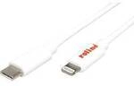 ROLINE USB Sync- & Ladekabel, Typ C / 8pin Connector, wei&szlig;, 1 m 11.02.8335
