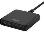 Ansmann Desktop Ladeger&auml;t DC465PD 65W USB Ladeger&auml;t 65 W 2x USB-A, 2x USB-C&reg; USB