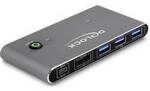 Delock 18646 KVM-Matrix-Switch DisplayPort&reg; 7680 x 4320 Pixel