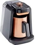 arzum ESPRESSOKANNE mit MILCHAUFSCH&Auml;UMER und WASSERTANK Kaffeemaschine Bronze mit