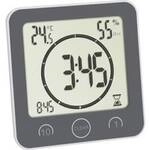 TFA Dostmann Bad- /K&uuml;chenuhr mit Timer Timer Grau digital 60.4001.10