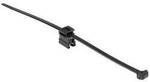 HellermannTyton 156-01153 T50ROSEC4B-PA66W-BK (100) Kabelbinder mit Clip 200 mm 4.6