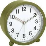 TFA Dostmann 60.1043.04 Quarz Wecker Oliv, Gr&uuml;n Alarmzeiten 1 Leisegang-Uhrwerk