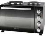 Profi Cook PC-KK 1302 Minibackofen inkl. Herdplatten, Sichtfenster, stufenloser