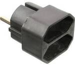 AS Schwabe 48212 Steckdosen-Verteiler Schwarz