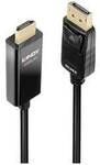 LINDY HDMI Anschlusskabel DisplayPort Stecker, HDMI-A Stecker 0.50 m Schwarz 40924