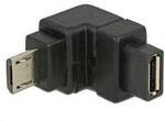 Delock USB 2.0 Adapter [1x USB 2.0 Stecker Micro-B - 1x USB 2.0 Buchse Micro-B] 65668