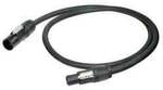 Neutrik 1027565 Strom Anschlusskabel Schwarz 2 m