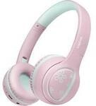 LogiLink BT0073P On Ear Headset Bluetooth&reg;, kabelgebunden Rosa, Hellblau Faltbar,