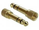 Delock 65983 65983 Klinke Audio Adapter [1x Klinkenstecker 6.35 mm - 1x Klinkenbuchse