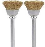 Dremel Messingb&uuml;rste 536 536 Schaft-&Oslash; 3.2 mm 26150536JA 2 St.