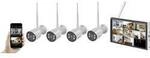 Sygonix SY-6330460 Funk-&Uuml;berwachungskamera-Set 8-Kanal mit 4 Kameras 1920 x...