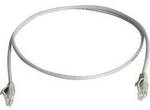 Teleg&auml;rtner 100009031 RJ45 Patchkabel CAT 6 U/UTP 10.00 m Grau Flammwidrig,