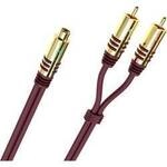 Oehlbach D1C20560 NF Y-Sub Adapter Cinch Audio Adapter [2x Cinch-Stecker - 1x