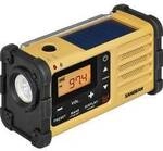 Sangean MMR-88 Outdoorradio UKW, MW Notfallradio Akku-Ladefunktion, Taschenlampe,