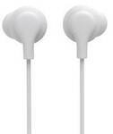 Hama Curly In Ear Kopfh&ouml;rer kabelgebunden Wei&szlig; Lautst&auml;rkeregelung Telefon 00221795