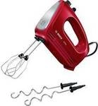 Bosch CleverMixx Handmixer 400 W Rot, Edelstahl MFQ2420R