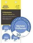 Avery-Zweckform 7906 Pr&uuml;fplakette 20XX Blau (&Oslash;) 30 mm 30 mm 80 St.