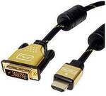 ROLINE GOLD Monitorkabel DVI (24+1) - HDMI, ST/ST, 2 m 11.04.5891