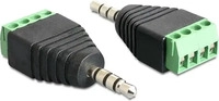 DELOCK 65453, Delock 65453 Klinke Adapter [1x Klinkenstecker 3.5 mm - 1x Buchse]