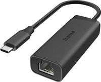 HAMA 00200360, Hama USB 2.0 Adapter [1x USB-C - 1x RJ45-Buchse] Hama